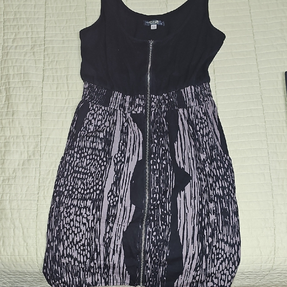 Stylish Black and Gray Women's Dress